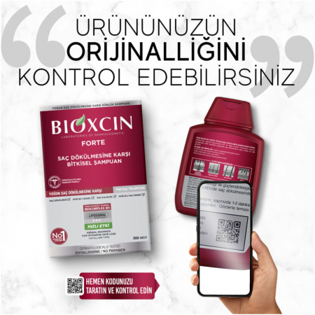 Bioxcin Forte Saç Dökülmesine Karşı Bakım Şampuanı 300 ml - 3 Al 2 Öde