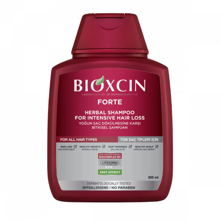Bioxcin Forte Saç Dökülmesine Karşı Bakım Şampuanı 300 ml - 3 Al 2 Öde