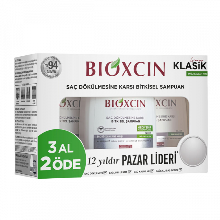 Bioxcin Genesis Şampuan 300 ml (Yağlı Saçlar) - 3 Al 2 Öde
