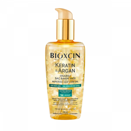 Bioxcin Keratin ve Argan Onarıcı Saç Bakım Yağı