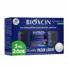 Bioxcin Quantum Şampuan 300 ml (Yağlı Saçlar) - 3 Al 2 Öde Bioxcin Quantum Şampuan 300 ml (Yağlı Saçlar) - 3 Al 2 Öde