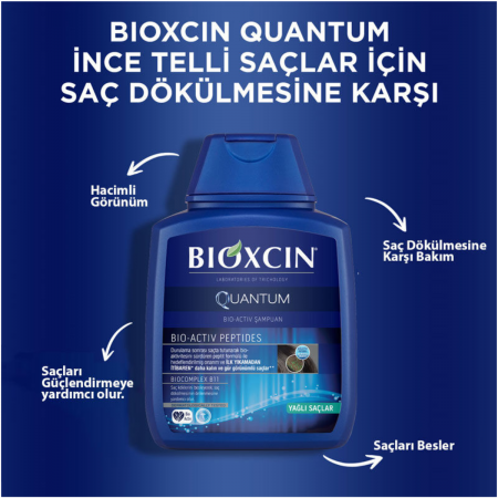 Bioxcin Quantum Şampuan 300 ml (Yağlı Saçlar) - 3 Al 2 Öde Bioxcin Quantum Şampuan 300 ml (Yağlı Saçlar) - 3 Al 2 Öde