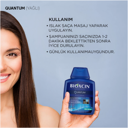 Bioxcin Quantum Şampuan 300 ml (Yağlı Saçlar) - 3 Al 2 Öde Bioxcin Quantum Şampuan 300 ml (Yağlı Saçlar) - 3 Al 2 Öde