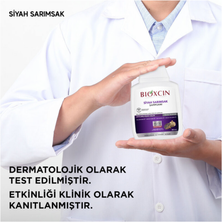 Bioxcin Saç Dökülmesine Karşı Siyah Sarımsak Şampuanı 300 ml - 3 Al 2 Öde