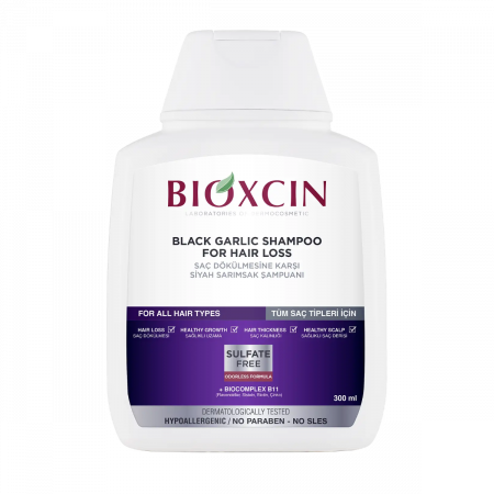 Bioxcin Saç Dökülmesine Karşı Siyah Sarımsak Şampuanı 300 ml - 3 Al 2 Öde