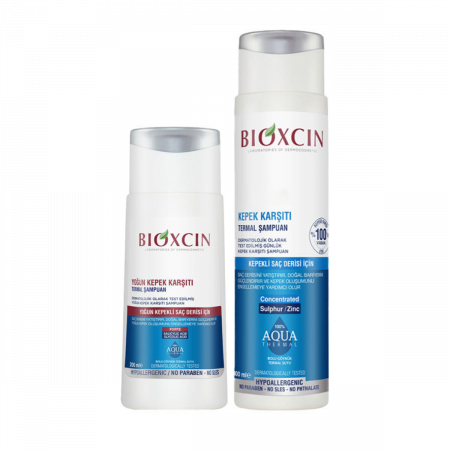 Bioxcin Aqua Thermal Kepek Karşı Etkili Şampuan Seti 200 ml +