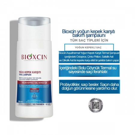 Bioxcin Aqua Thermal Kepek Karşı Etkili Şampuan Seti 200 ml +