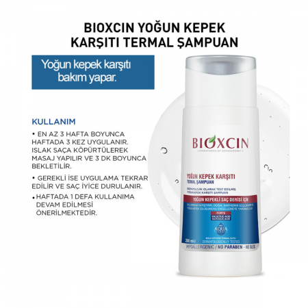 Bioxcin Aqua Thermal Yoğun Kepek Karşıtı Şampuan Ds