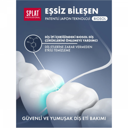 Splat Professional Bergamot ve Limon Aromalı Hacimli Diş İpi 30 mt Splat Professional Bergamot ve Limon Aromalı Hacimli Diş İpi 30 mt