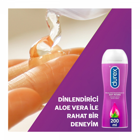 Durex Masaj Jeli 2 si 1 Arada Aloe Vera