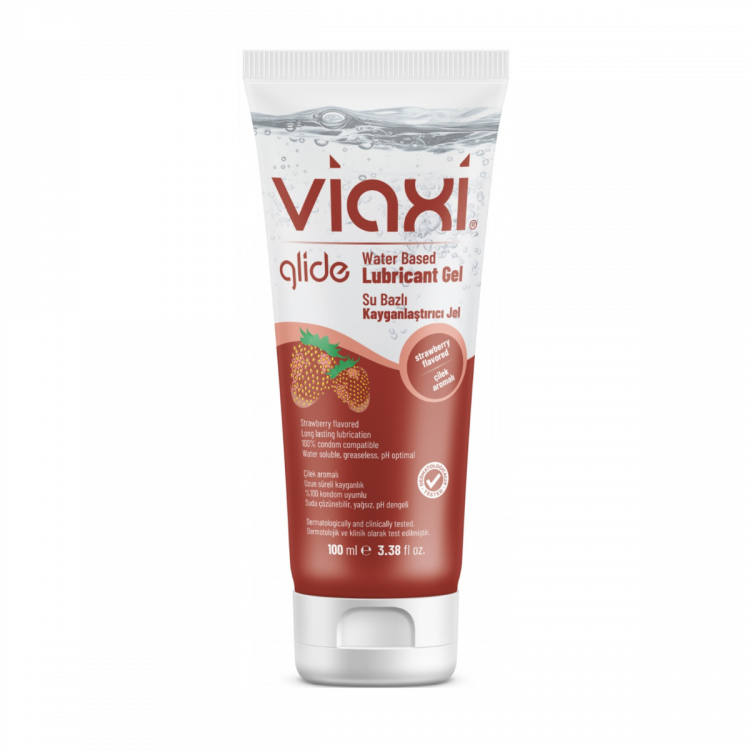 Viaxi Glide Çilek Aromalı Kayganlaştırıcı Jel Viaxi Glide Çilek Aromalı Kayganlaştırıcı Jel