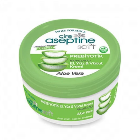 Cire Aseptine Soft Prebiyotik Aloe Vera Özlü Krem