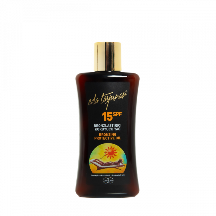 Eda Taşpınar Bronzlaştırıcı Koruyucu Yağ Spf15