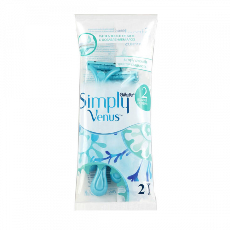 Gillette Venus Simply Venus 2 Kullan At Kadın Tıraş Bıçağı 2'li Gillette Venus Simply Venus 2 Kullan At Kadın Tıraş Bıçağı 2'li