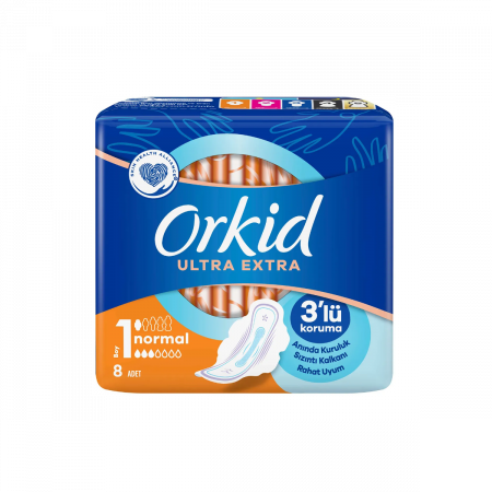 Orkid Hijyenik Ped Ultra Extra Normal 8'li