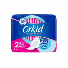 Orkid Hijyenik Ped Ultra Extra Uzun 7'li Orkid Hijyenik Ped Ultra Extra Uzun 7'li