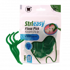 Strleasy Kürdanlı Diş İpi 32li