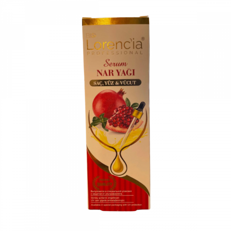 Bio Lorencia Saç, Yüz ve Vücut Nar Yağı Bio Lorencia Saç, Yüz ve Vücut Nar Yağı