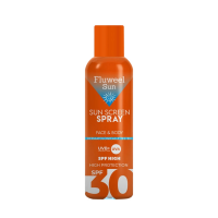 Fluweel Aerosol Sun Screen Güneş Koruyucu Transparan Sprey 30 Spf