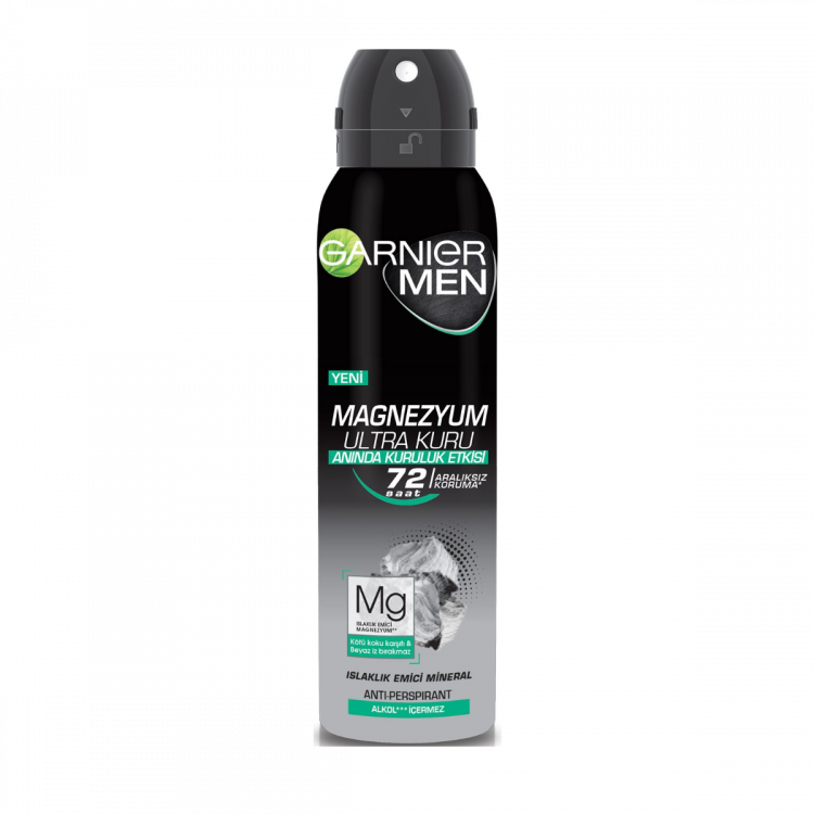Garnier Men Magnezyum Ultra Kuru Deodorant Garnier Men Magnezyum Ultra Kuru Deodorant