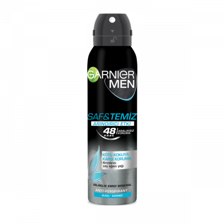 Garnier Men Saf Ve Temiz 48 Saat Deodorant Garnier Men Saf Ve Temiz 48 Saat Deodorant