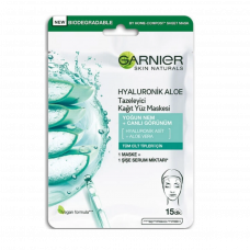 Garnier Hyaluronik Aloe Tazeleyici Kağıt Yüz Maskesi