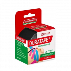 Duratape Kinesiyoloji Bandı 5cm X 5cm Siyah