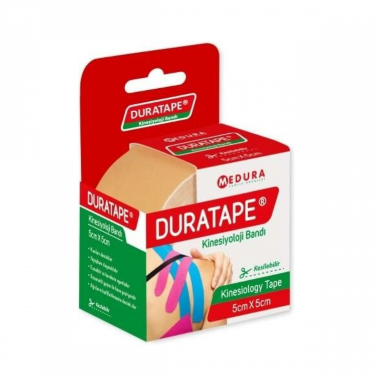 Duratape Kinesiyoloji Bandı 5cm X 5cm Ten