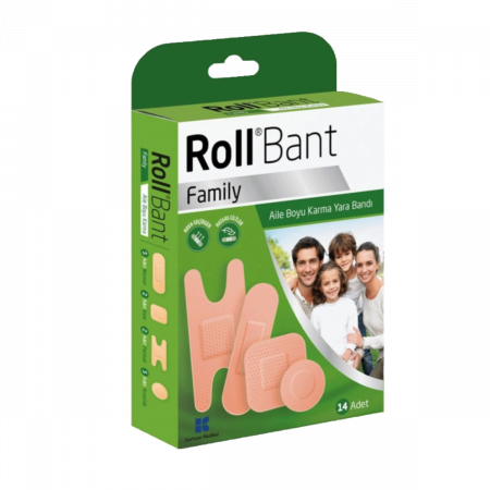 Roll Bant Aile Boyu Karma Yara Bandı Roll Bant Aile Boyu Karma Yara Bandı