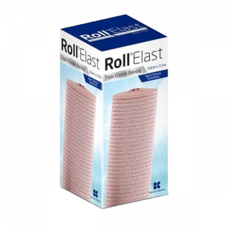 Roll Elast Tıbbi Elastik Bandaj 10 cm x 3.5 m
