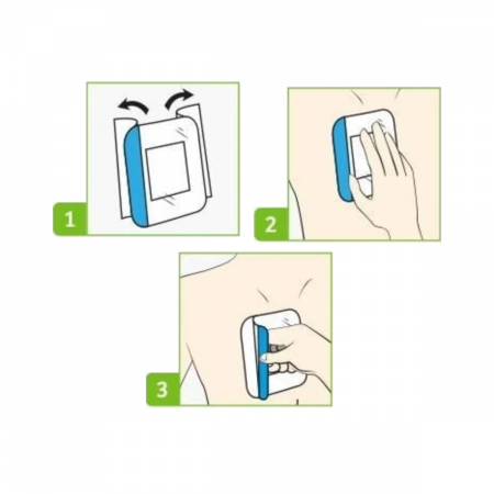 Roll Film Pedli 5 x 7.2 cm Steril Yara Örtüsü Su Geçirmez 10'lu