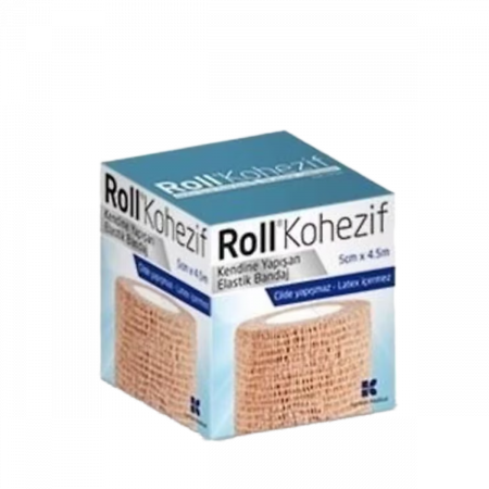 Roll Kohezif Bandaj Kendıne Yapışan 5 cm x 4.5 m