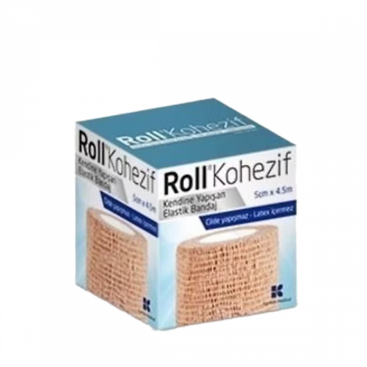 Roll Kohezif Bandaj Kendıne Yapışan 5 cm x 4.5 m