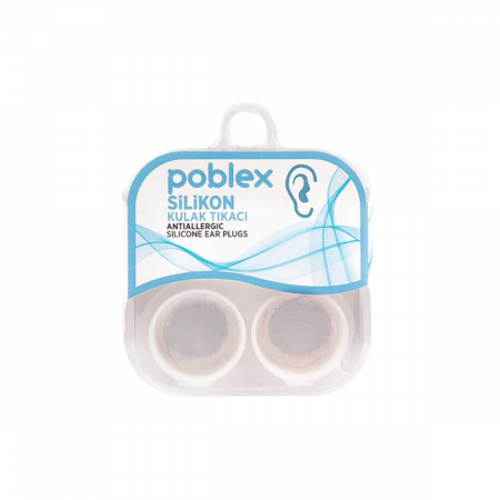 Poblex Silikon Kulak Tıkacı 2'li Poblex Silikon Kulak Tıkacı 2'li