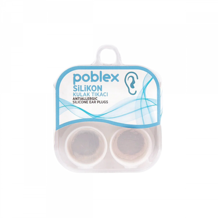 Poblex Silikon Kulak Tıkacı 2'li
