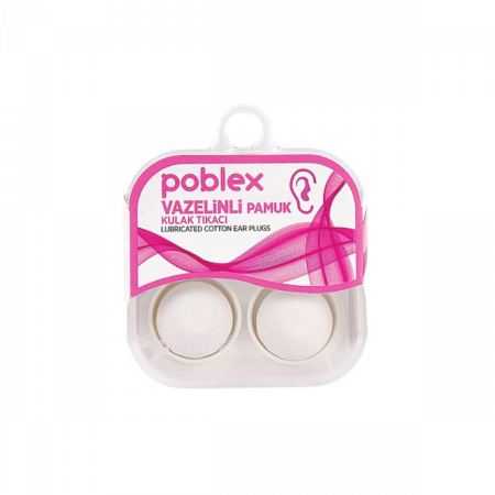 Poblex Vazelinli Kulak Tıkacı 2'li Poblex Vazelinli Kulak Tıkacı 2'li