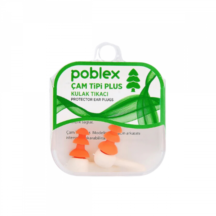 Poblex Çam Tipi Kulak Tıkacı Plus M
