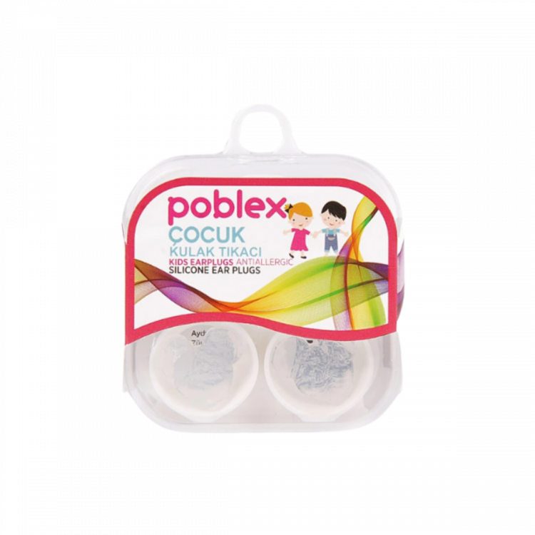 Poblex Çocuk Kulak Tıkacı Silikon 2'li Poblex Çocuk Kulak Tıkacı Silikon 2'li