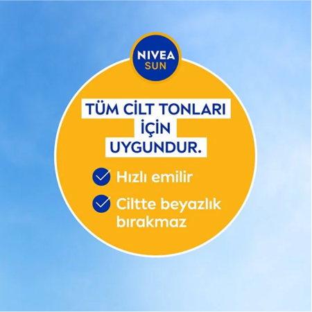 Nivea Sun SPF50 Yüksek Güneş Koruyucu ve Nemlendirici Vücut Spreyi
