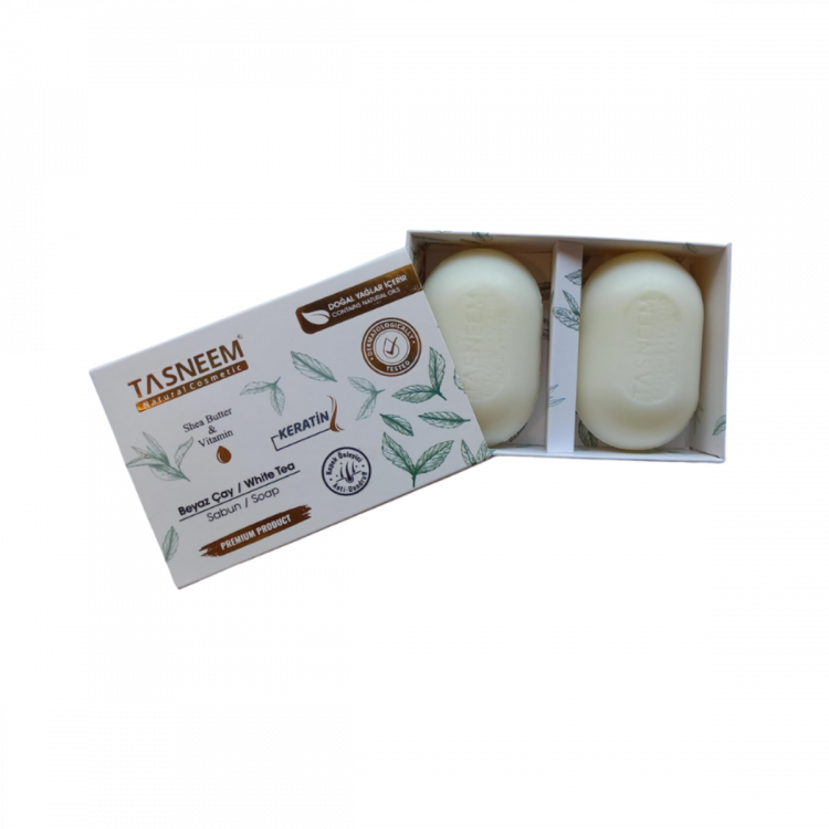 Tasneem Beyaz Çay Lüx Sabun 70x2