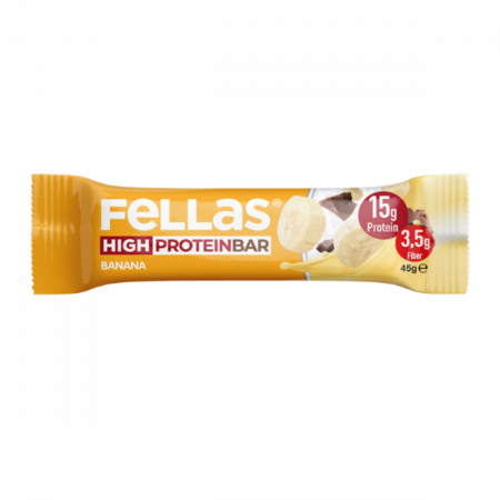 Fellas Yüksek Protein Bar Muzlu 45g x