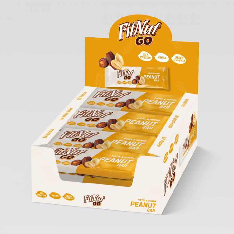 FitNut Peanut Bar Yer Fıstıkğı & Hurma 30 Gr FitNut Peanut Bar Yer Fıstıkğı & Hurma 30 Gr