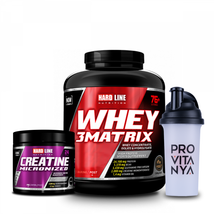Hardline Whey 3 Matrix + Creatine Paketi