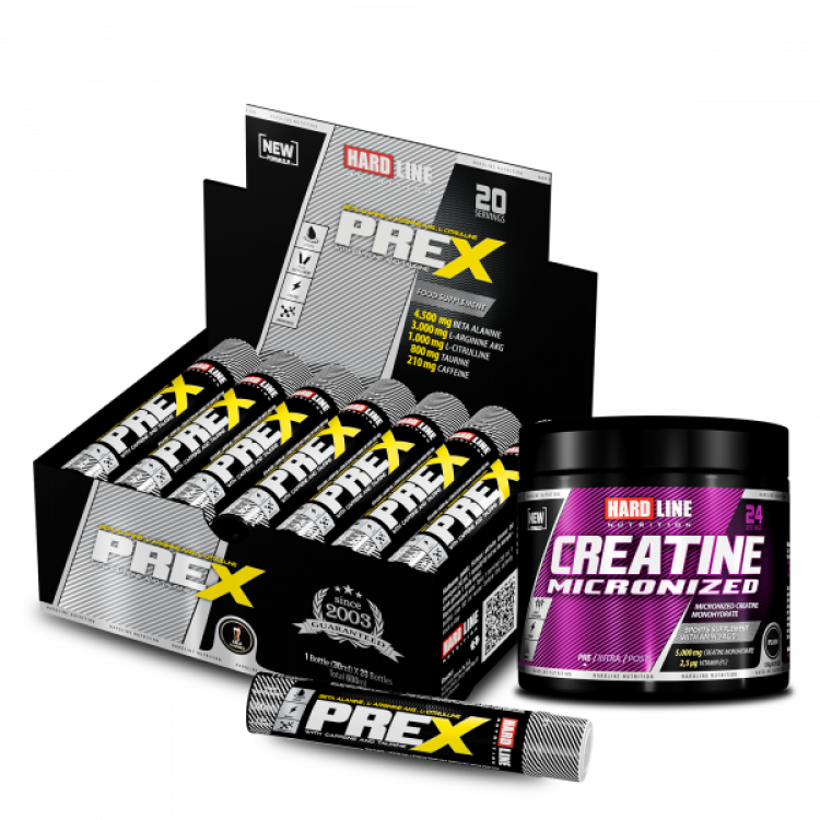 Hardline Prex + Creatine Paketi Hardline Prex + Creatine Paketi