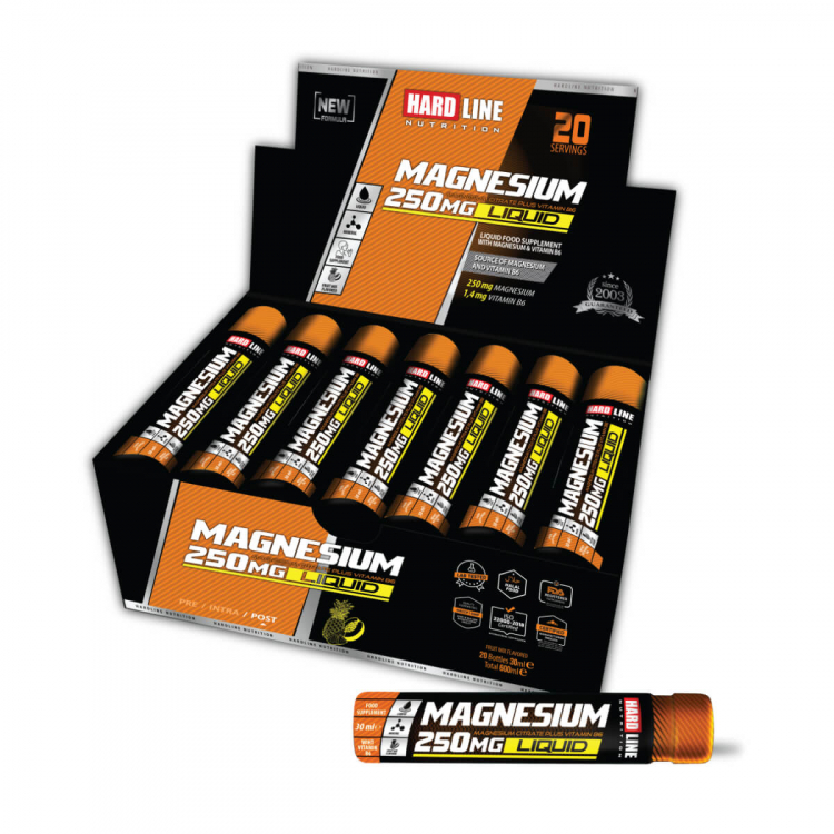 Hardline Magnesium Liquid 250 Mg 30 Ml