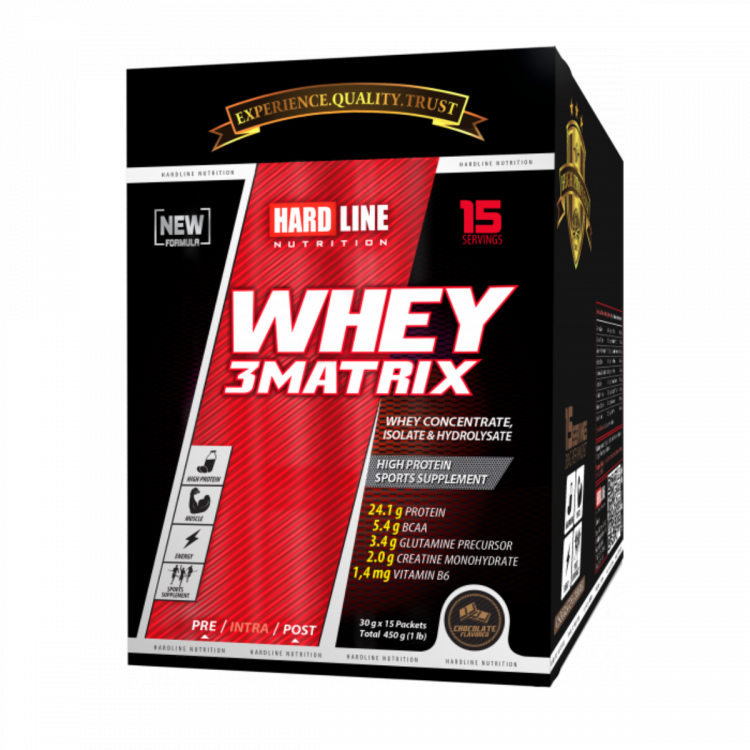 Hardline Whey 3Matrix 30 Gr 15 Adet