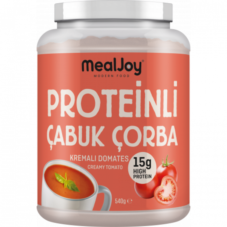 Mealjoy Proteinli Çabuk Çorba Kremalı Domates