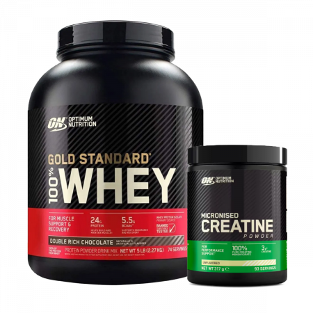 Optimum Gold Standard Whey Protein 2273 Gr + Micronized Creatine 317 Gr Kombinasyonu