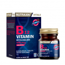 Nutraxin Vitamin B12 1000 mcg Dil Altı Nutraxin Vitamin B12 1000 mcg Dil Altı