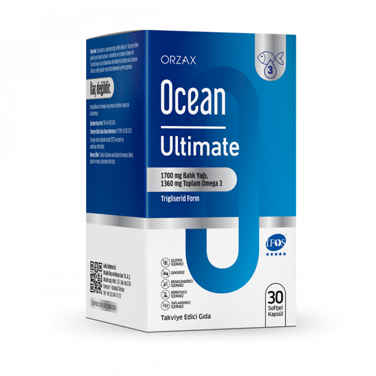 Ocean Ultimate 1200 Mg Balık Yağı Ocean Ultimate 1200 Mg Balık Yağı